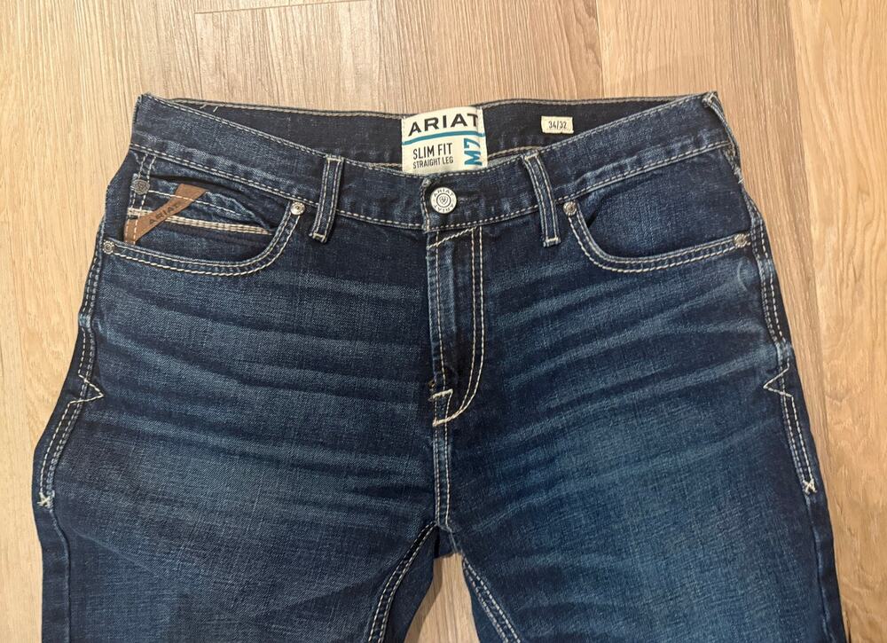 ARIAT M7 Slim Toro Straight Leg Denim 34/32